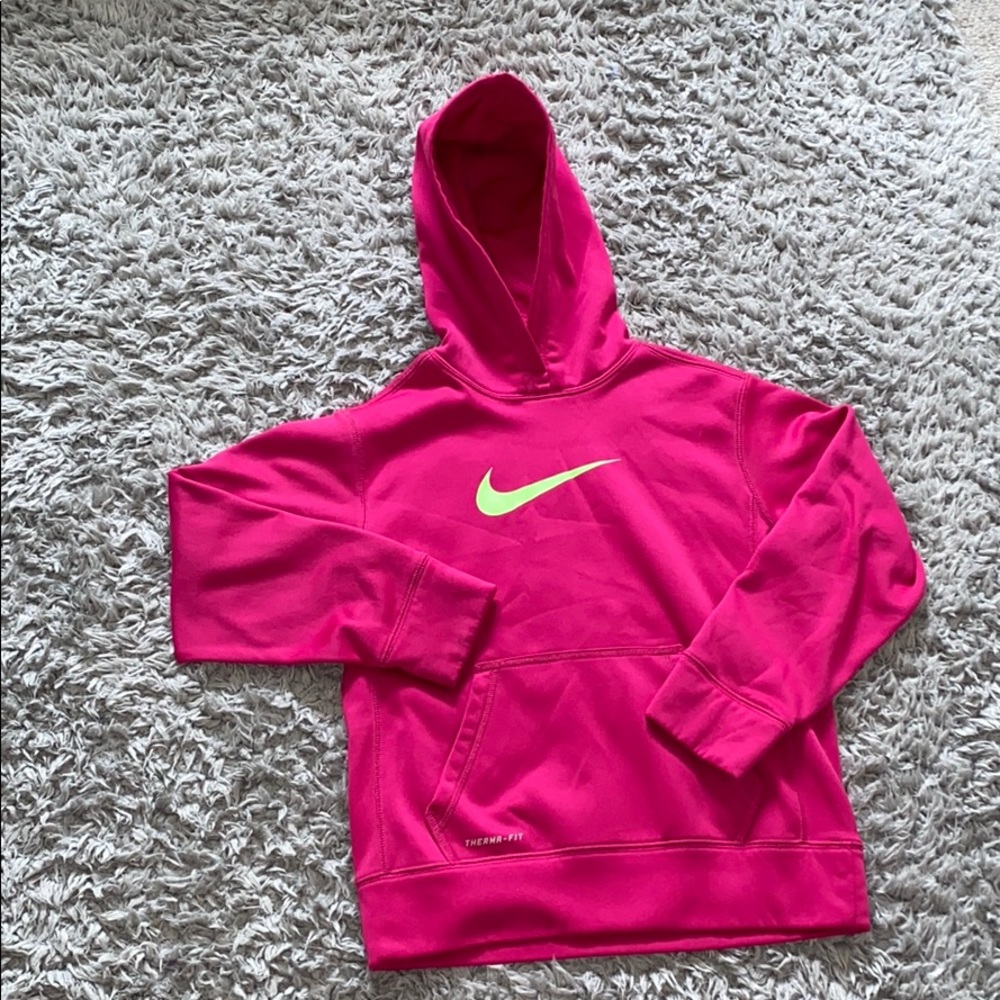 Pink Nike sweatshirt